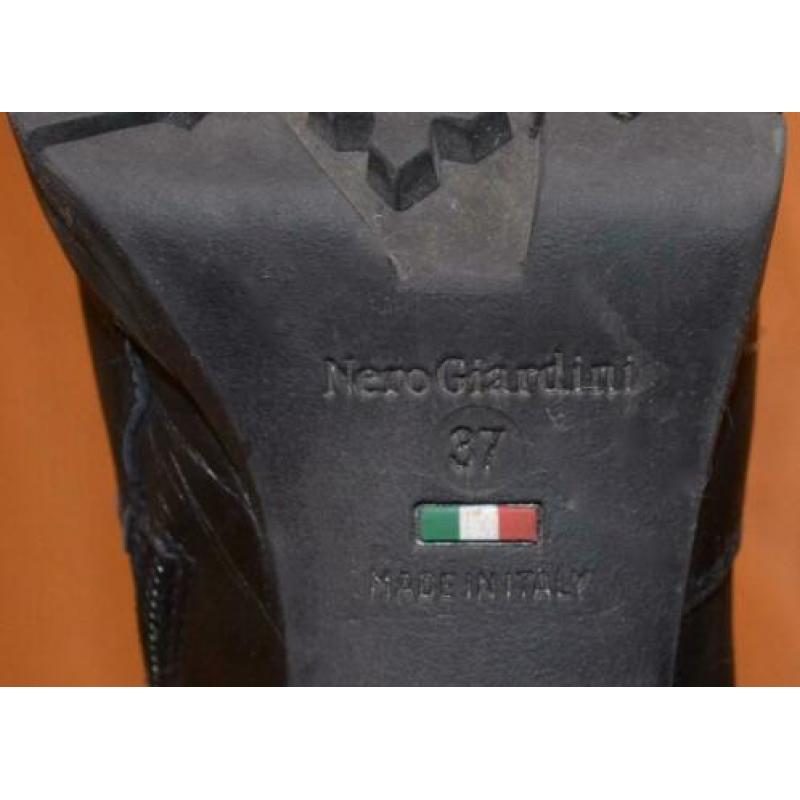 NERO GIARDINI laarzen 38 grijs leer