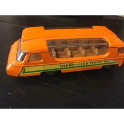 oud speelgoed-Corgi city tour bus; jaren 70