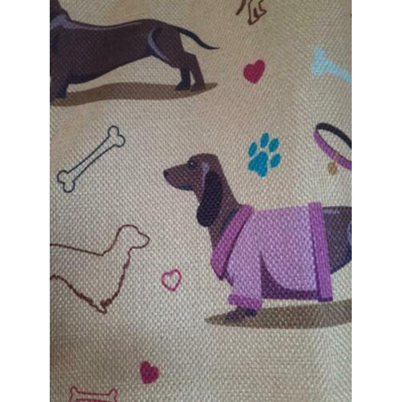 NIEUW: shoppers/tassen Teckel,Dachshund by Kadodotje