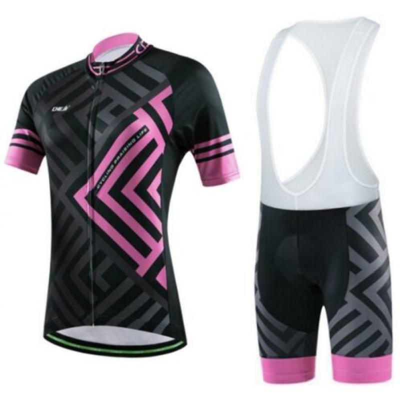 Fietsbroek + fietsshirt XS dames fietskleding racefiets mtb