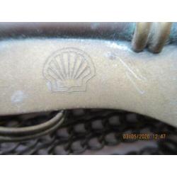 Shell oud bootsman fluitje met ketting