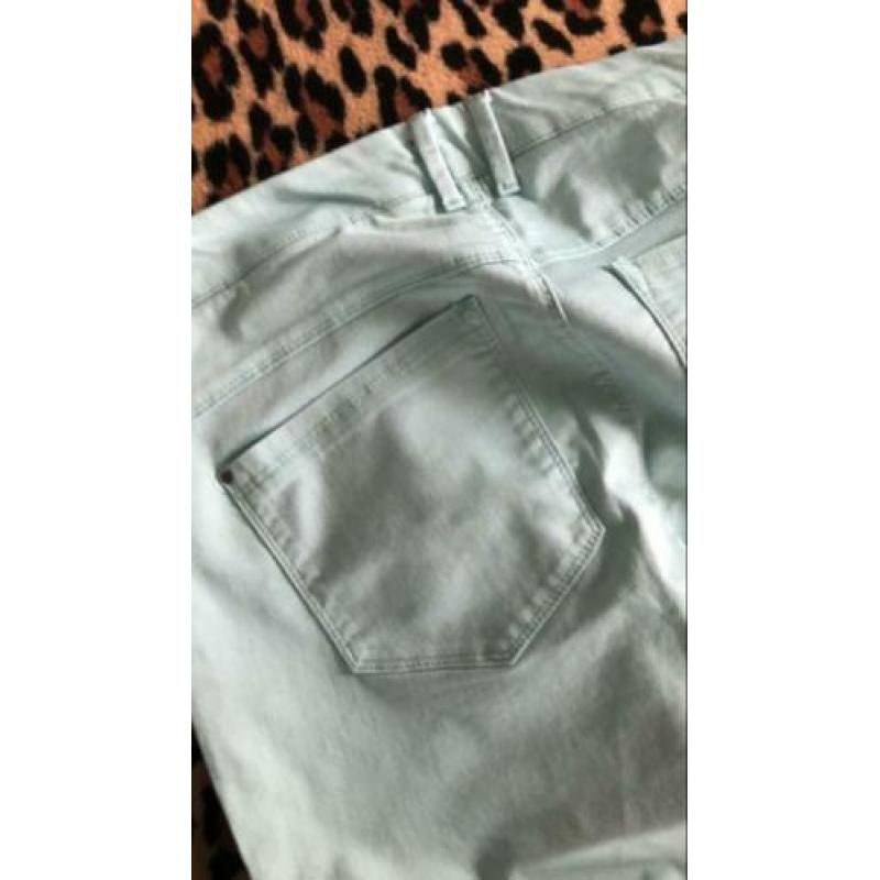 Didi capri korte broek knie broek mint nieuw mt 46