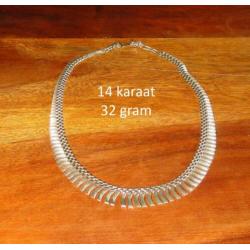 Gouden collier 14 Karaat (585) 32 gram