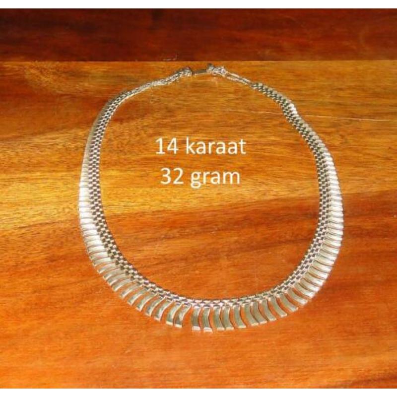 Gouden collier 14 Karaat (585) 32 gram