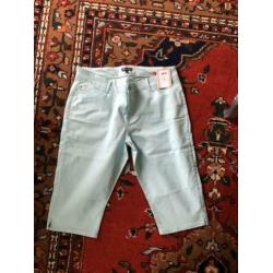 Didi capri korte broek knie broek mint nieuw mt 46