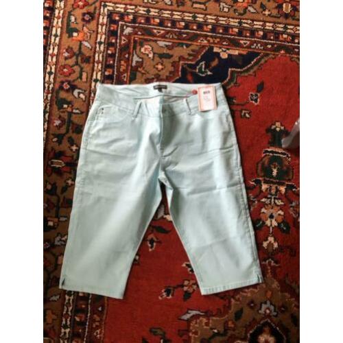 Didi capri korte broek knie broek mint nieuw mt 46