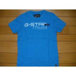 G-STAR t- shirt blauw maat S -zgan -