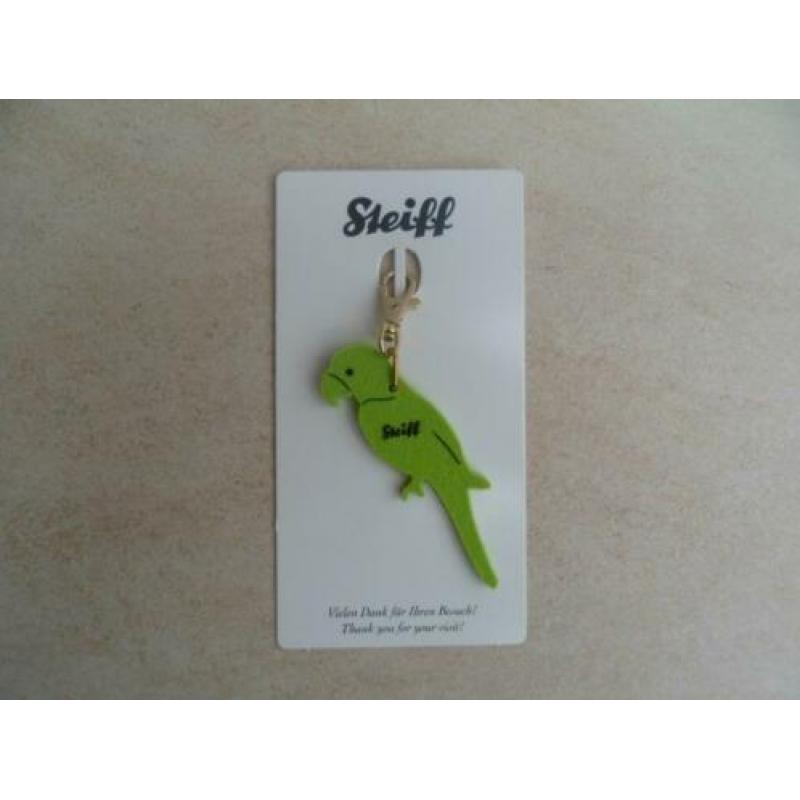 3 mooie originele Steiff vilten sleutelhangers