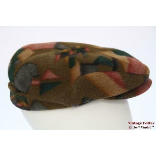 Vintage flatcap Platte pet Inter Sportsman meerkleurig 58