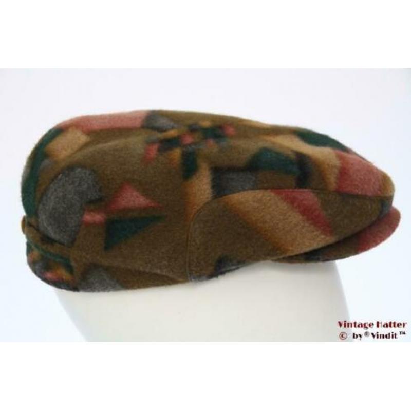 Vintage flatcap Platte pet Inter Sportsman meerkleurig 58