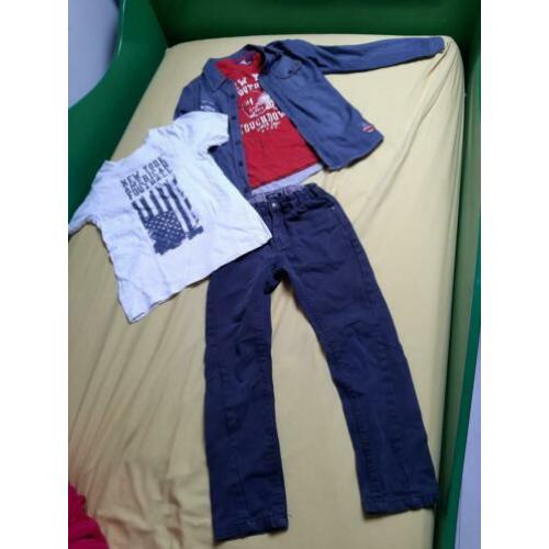 Mooi Blue Seven set maat 116