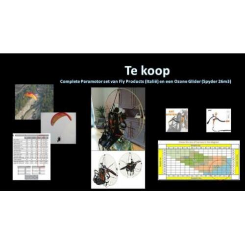 Paramotor Fly products Rider Moster 185/Ozone Spyder2 (26m3)