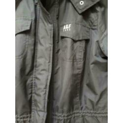 Zwarte Abercrombie and Fitch jas