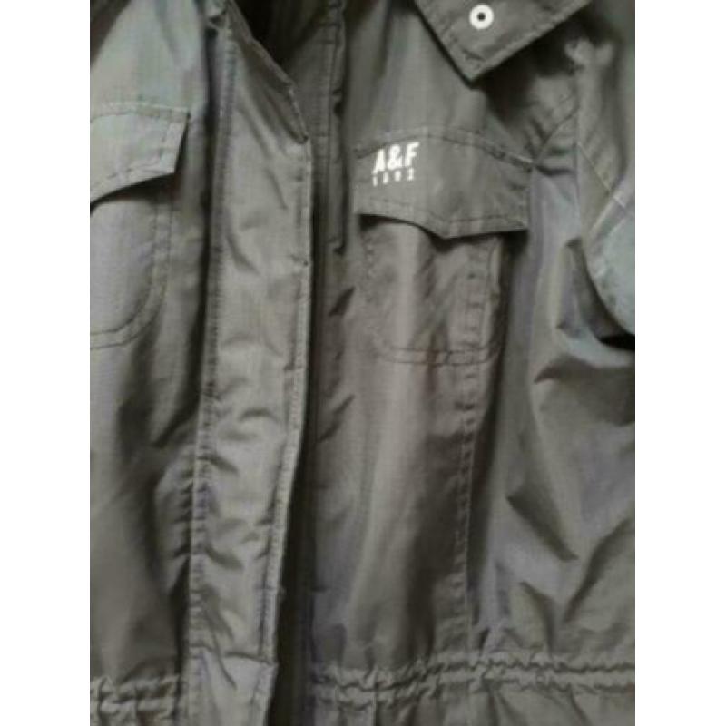 Zwarte Abercrombie and Fitch jas