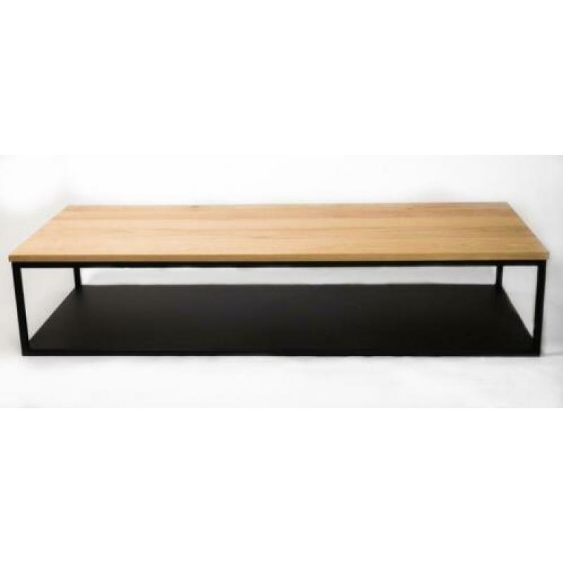 Stalen design salontafel