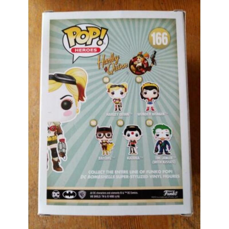 Pop Heroes DC Comics Bombshells 166 Harley Quinn