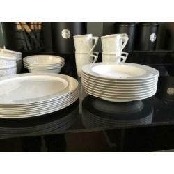Mepal damast zeer complete melamine serviesset