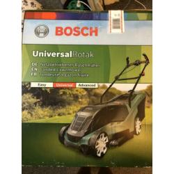 Nieuwe Bosch universal Rotak 450 grasmaaier