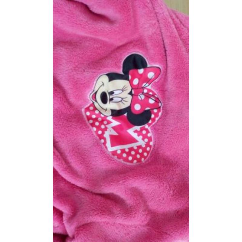 Minnie Mouse badjas, maat 110 / 116