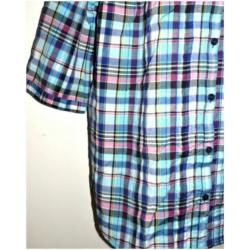 Canda geblokte blouse maat 48/50 (XXL)