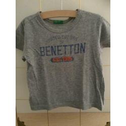 shirts/ polo shirts Benetton maat 2Y - 90cm