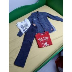 Mooi Blue Seven set maat 116