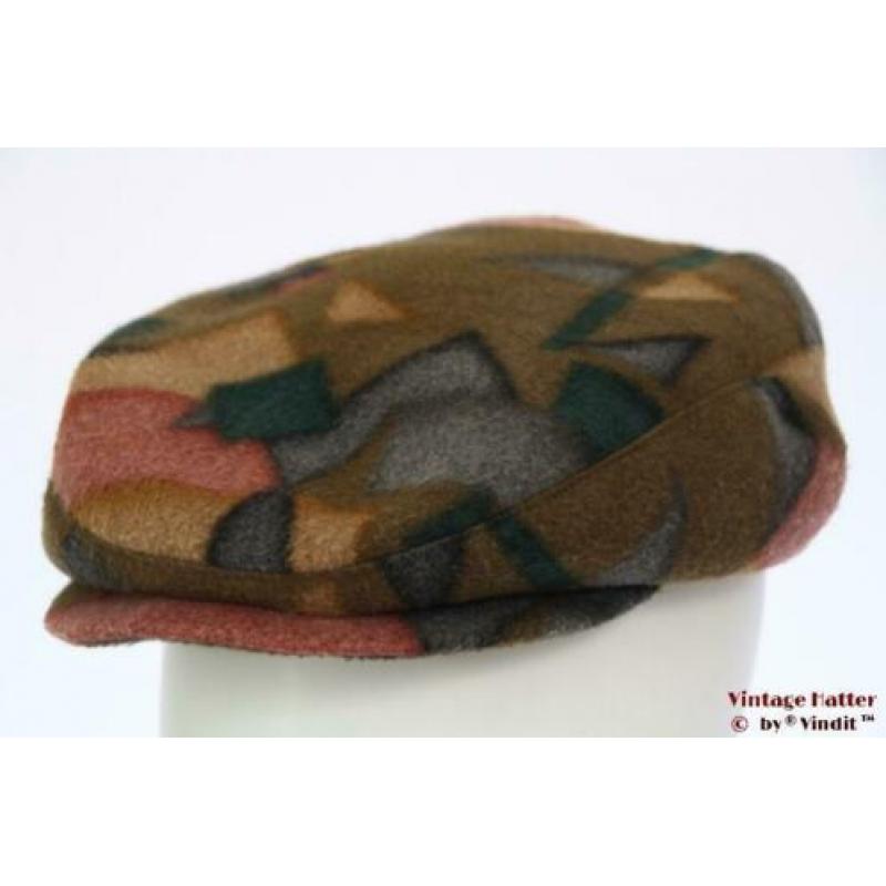 Vintage flatcap Platte pet Inter Sportsman meerkleurig 58