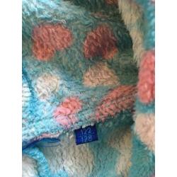Onesie 3 x 122/128 troetelbeer giraf hartjes