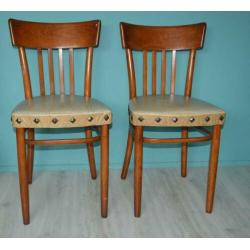 2 stuks vintage stoelen