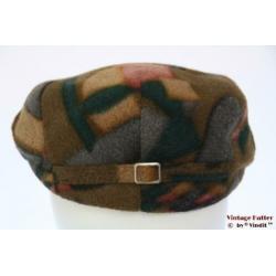 Vintage flatcap Platte pet Inter Sportsman meerkleurig 58