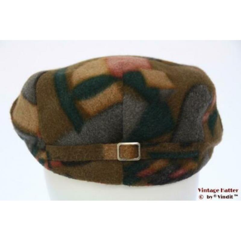Vintage flatcap Platte pet Inter Sportsman meerkleurig 58