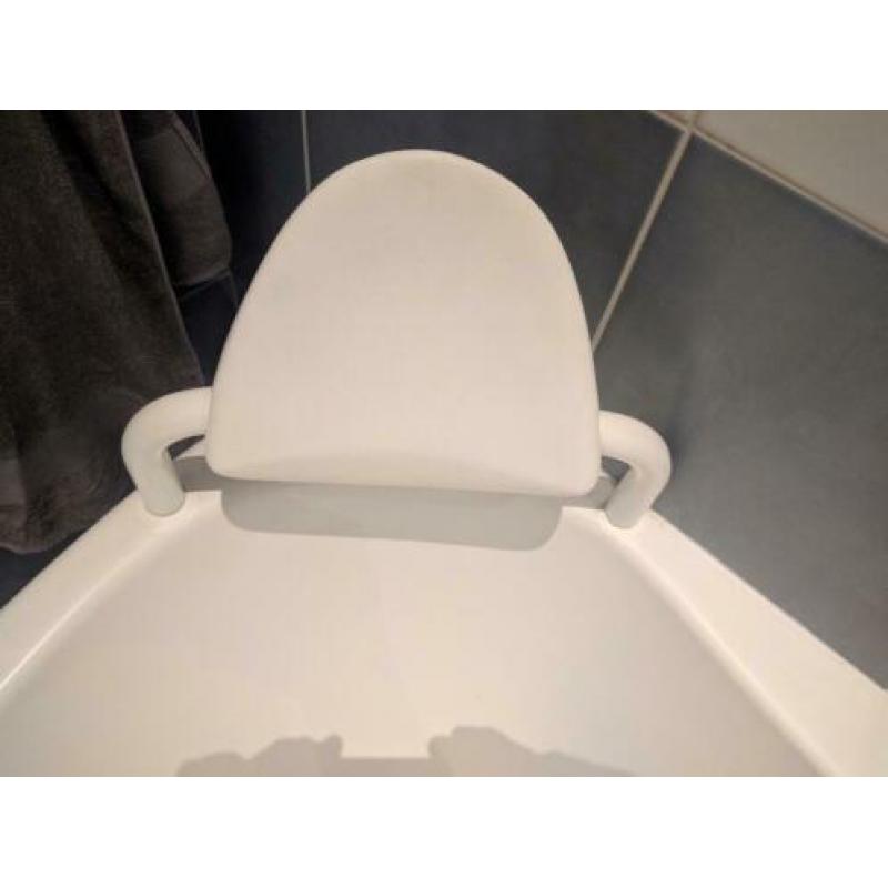 Edelweiss/mat wit hoekbad 140x140 zgan