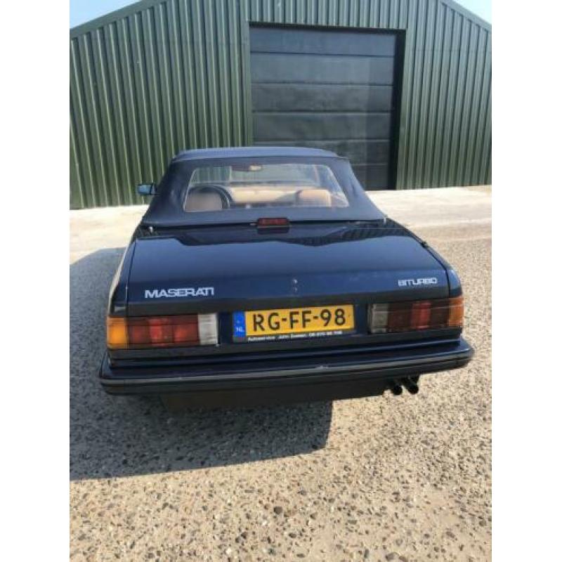 Maserati Biturbo Spyder 2.5 Aut 1986 Blauw