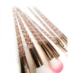 50.NIEUW set 8st. Eenhoorn Make-up kwasten Make up goud rose