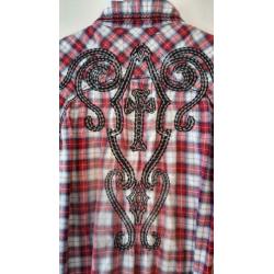 Apart geruite blouse