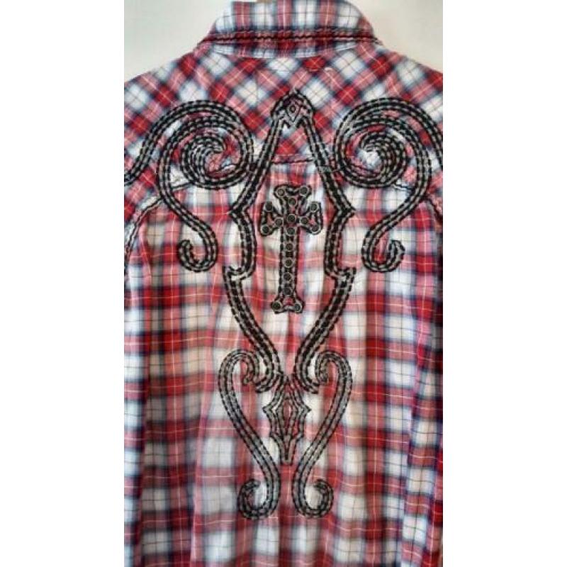 Apart geruite blouse