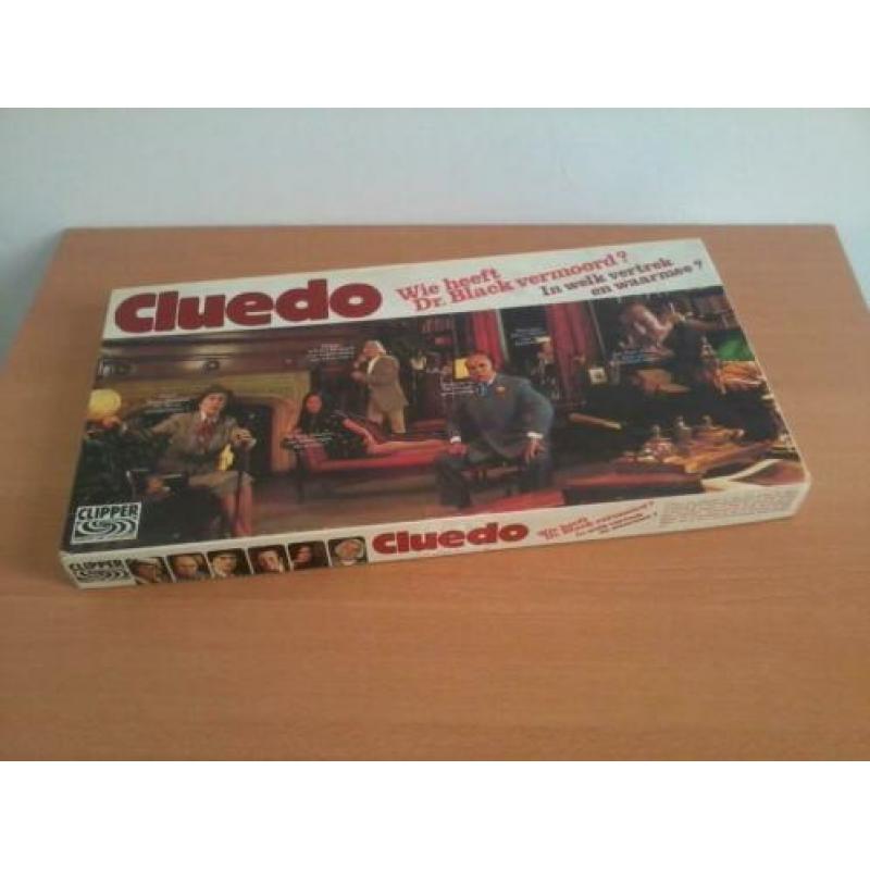 Cluedo (MOOIE STAAT!) klassieke jaren '80-editie (Clipper)