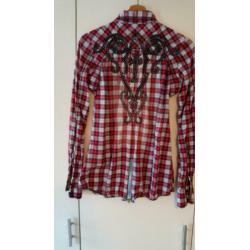 Apart geruite blouse