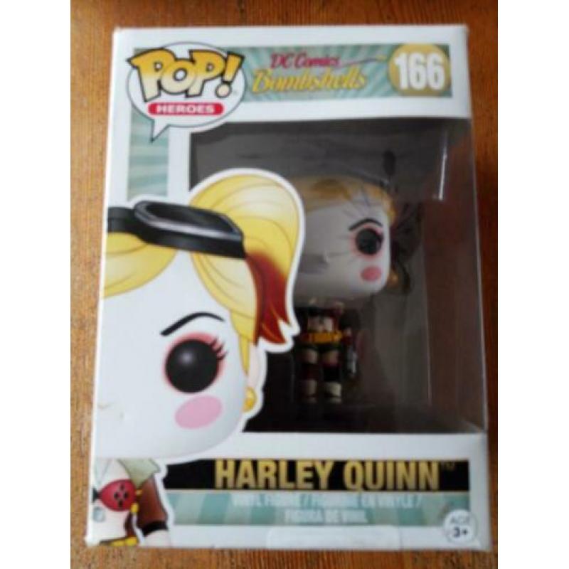 Pop Heroes DC Comics Bombshells 166 Harley Quinn