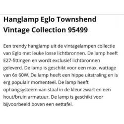 Zo goed als nieuwe hanglamp met lampen