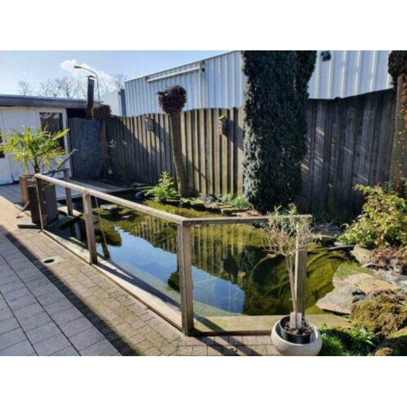 Gratis Complete vijver incl. Pompen, filter, waterval, lavas
