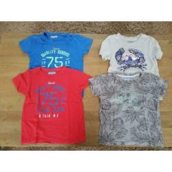Set jongens t-shirts maat 116/122