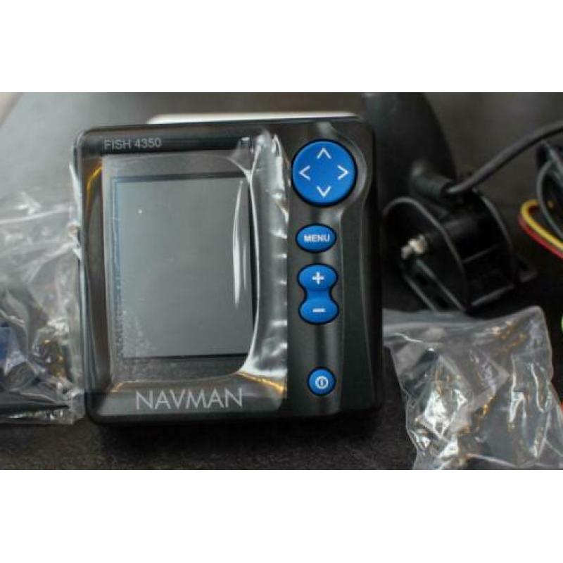 NAVMAN FISH F4350 Fishfinder met spiegel transducer voor all
