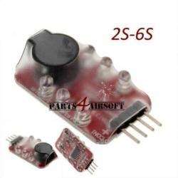 Lipo Voltage meter 2S-6S Batterij accu | Parts4Airsoft 10