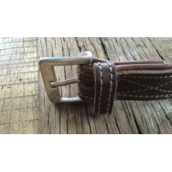 Leren hondenhalsband bruin