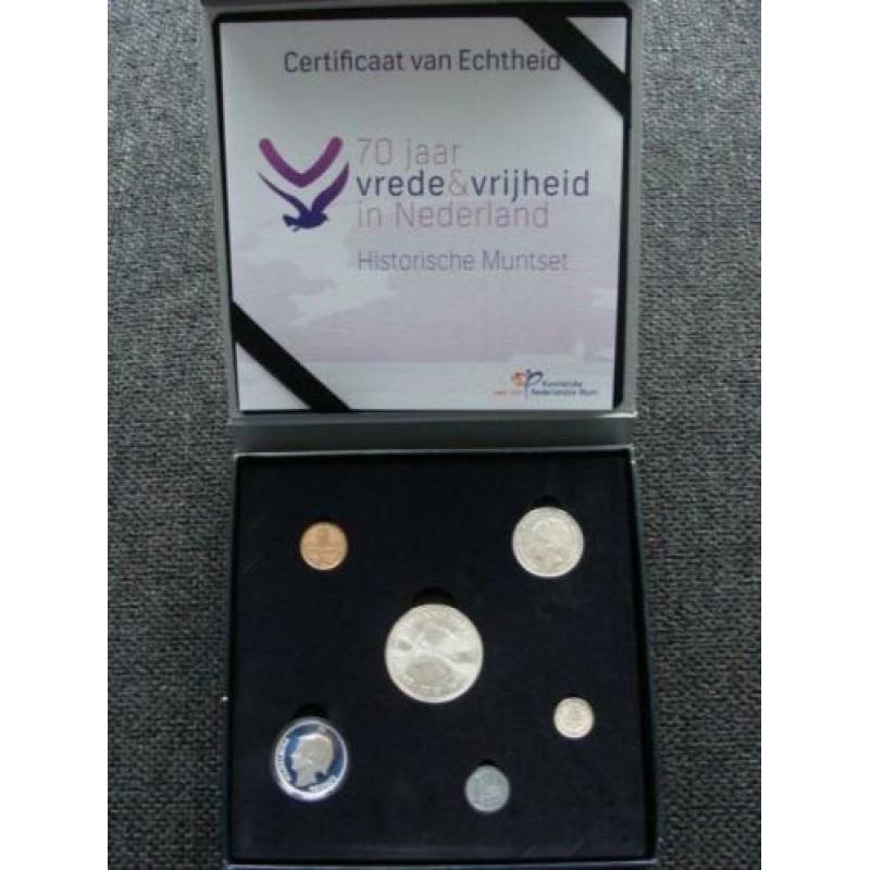 Nederland- Historische Muntset 2015 - 70 jaar Vrede & Veilig