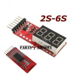 Lipo Voltage meter 2S-6S Batterij accu | Parts4Airsoft 10