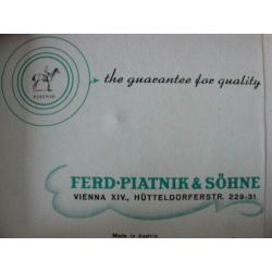 Ferd-Piatnik & Söhne speelkaarten in origineel doosje, vinta