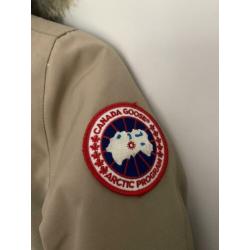 Canada Goose beige/creme winterjas dames maat S