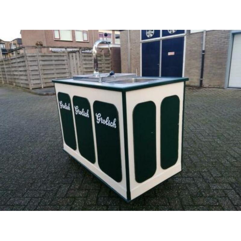 Mooie Grolsch mobiele biertap met grote snelkoeler!